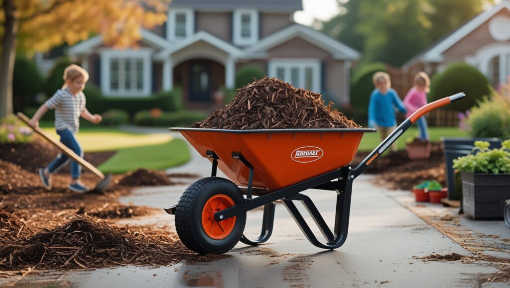 What type of tire is best for a wheelbarrow: pneumatic or solid?