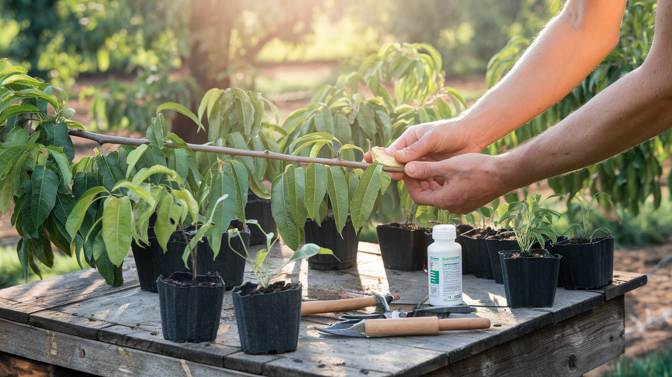 Propagating Peach Trees