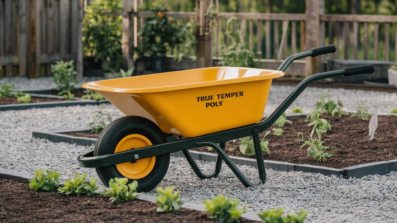 True Temper Poly Wheelbarrow