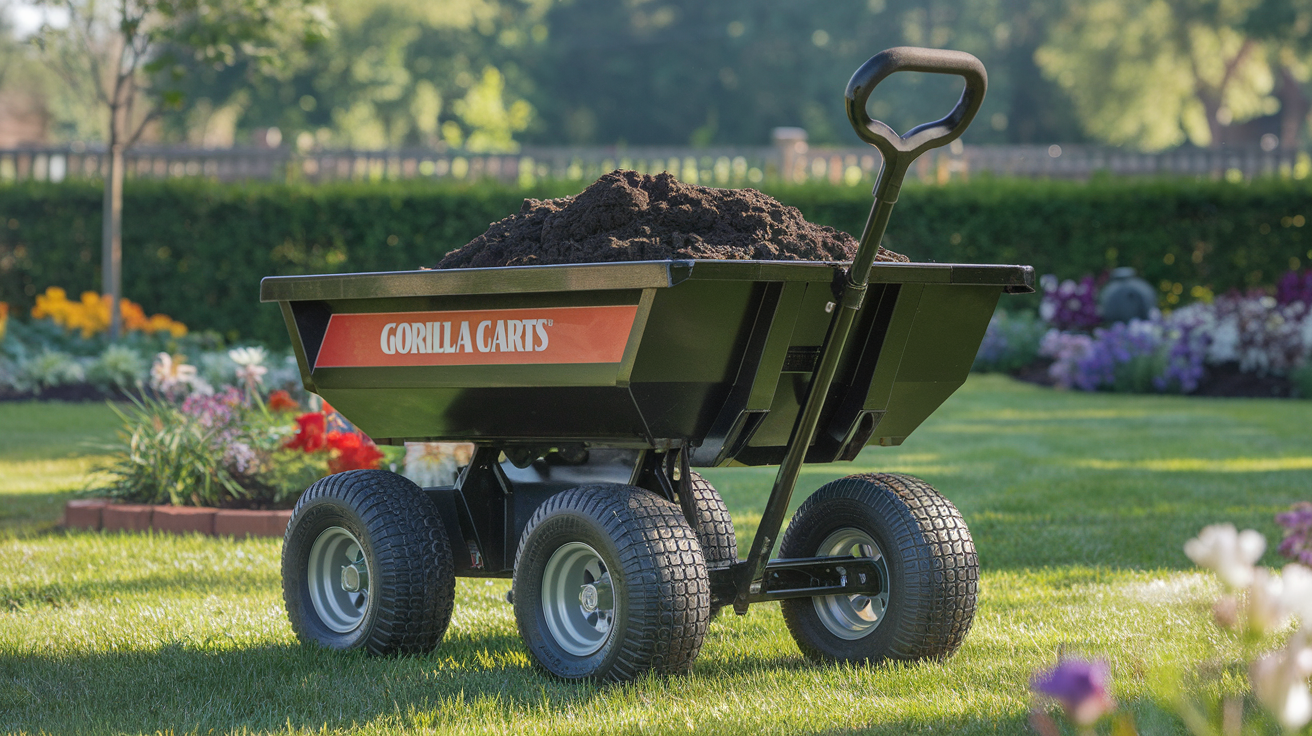 Gorilla Carts Garden Dump Cart