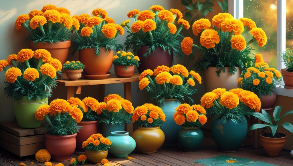 African Marigold Be Grown in Pots or Containers