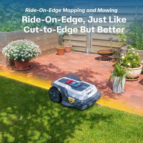 Robot Lawn Mower Boundary Wire-Free T1200Pro 2025 Version, Unlimited Mowing Zones, -1